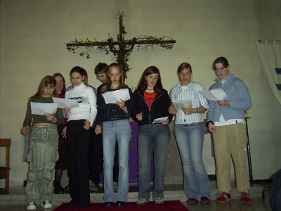 Konfirmandengottesdienst 2004