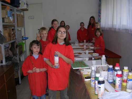 Kinder im "Atelier"