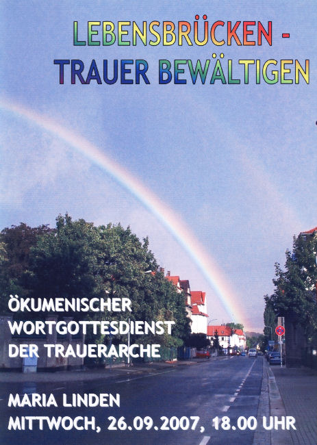 Plakat Trauerarche